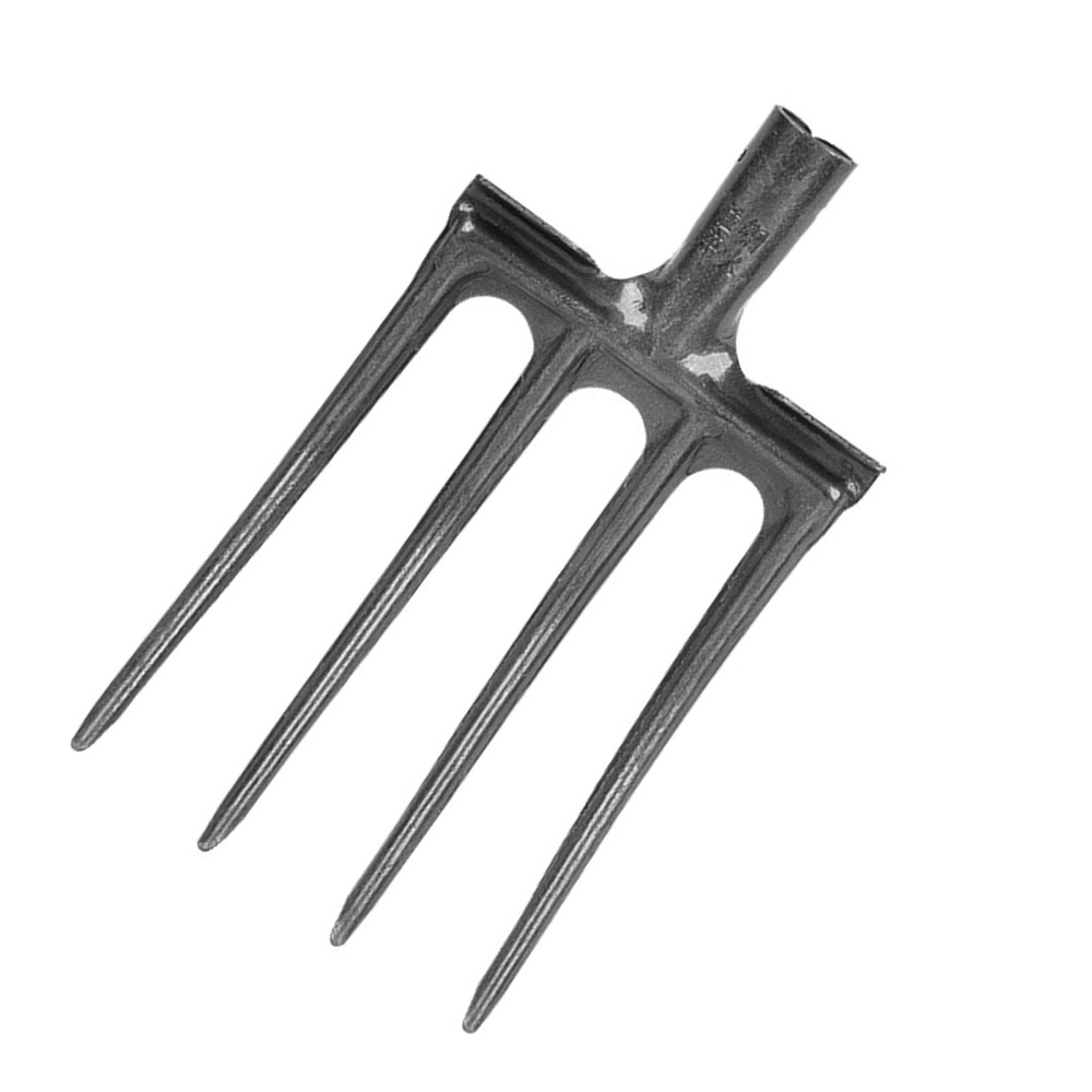 Spade Digging Fork - 頑丈な高炭素鋼製掘削フォーク 4本爪 破損防止 ガーデンフォーク スペーディングフォーク 農具