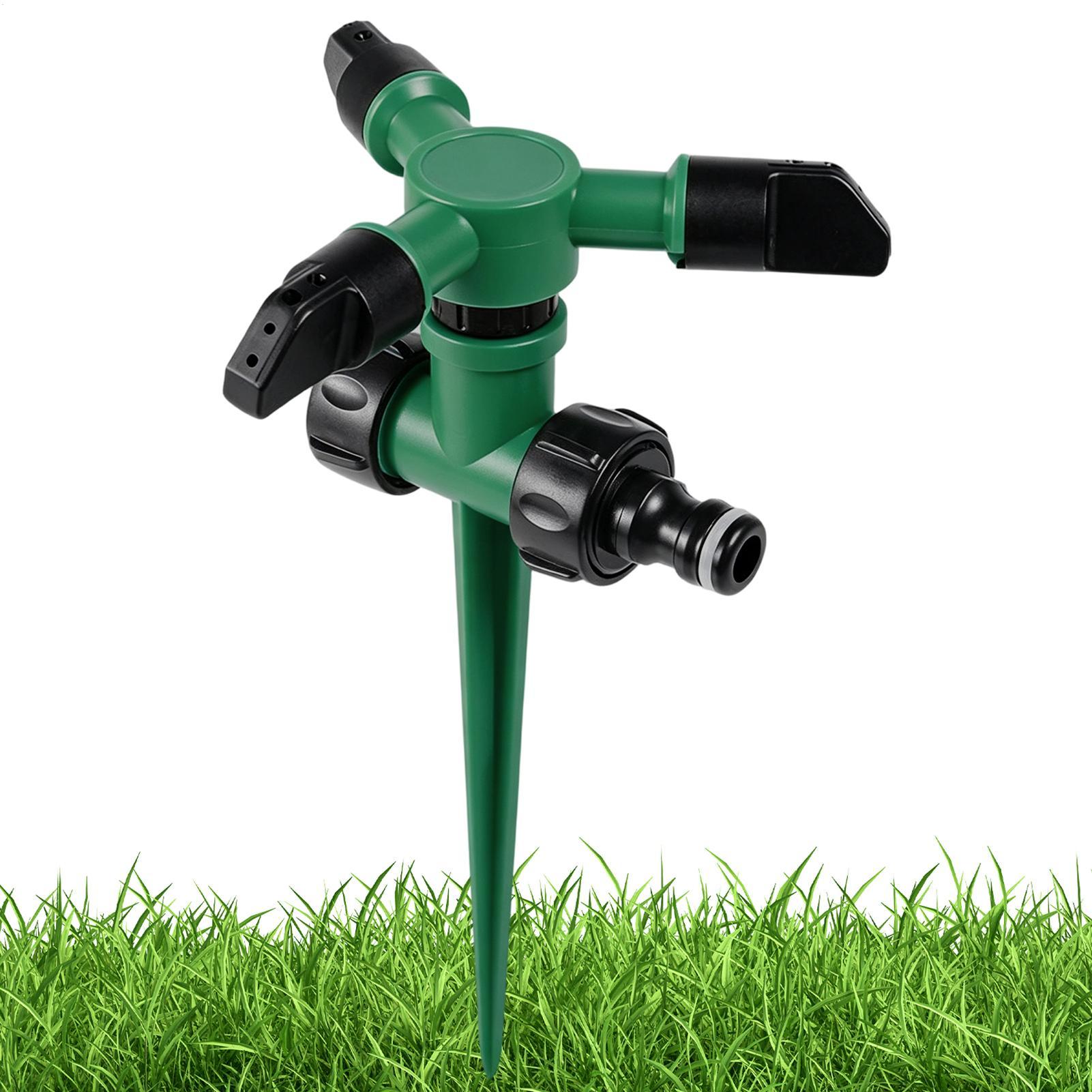 Gardening Tools Water - 自動回転式散水器 庭の芝生灌漑用 360度ヤードカバー散水器 屋外植物散水ツール