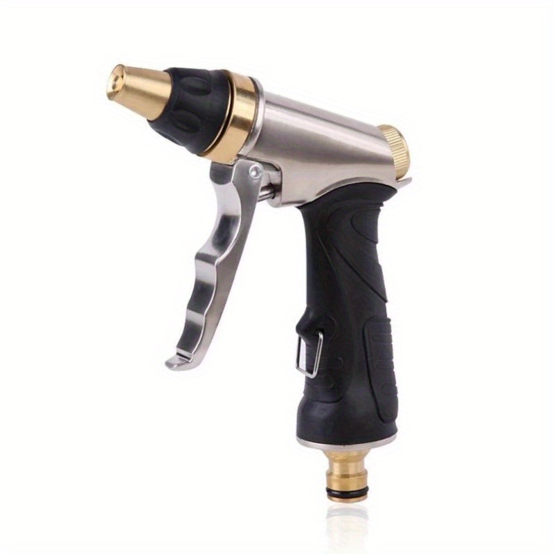 Gardening Tools Types - ガーデンホースノズル真鍮散水銃フラッシュホーム高圧クリーニングツール、水スプリンクラー、クローム車水鉄砲ヘッド