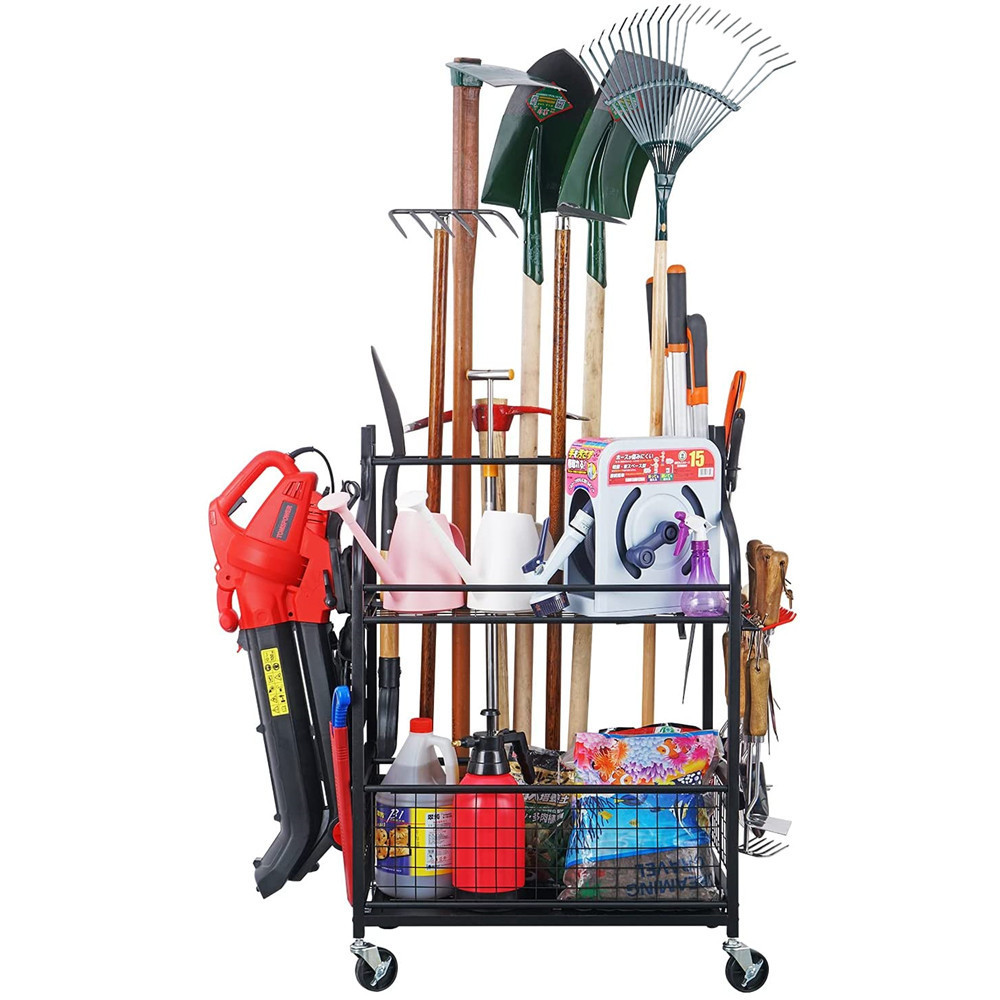 Gardening Tools Holder - ガーデンツールオーガナイザー、庭用具整理、ガレージツールホルダー、物置屋外用