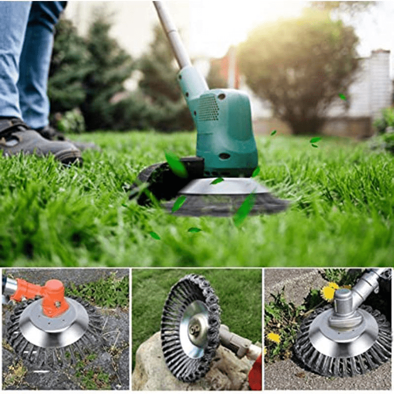 鋼線除草ガーデン雑草ホイールツール錆除去ツイストワイヤー鋼線 - Gardening Tools To Remove Weeds のレビューと価格