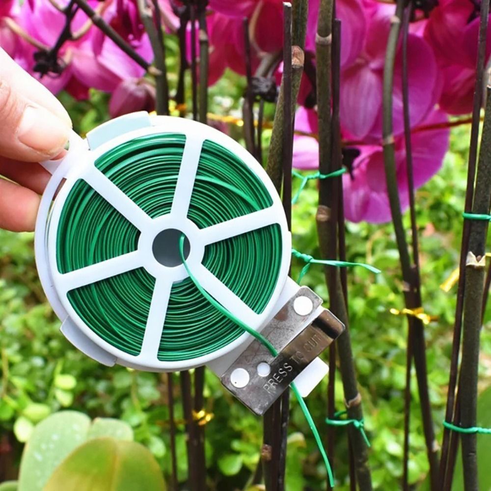 1 個鉄線ケーブルタイ植物バンドル鉄線ストラップ自己切断多機 - Garden Wire Twist Tie のレビューと価格