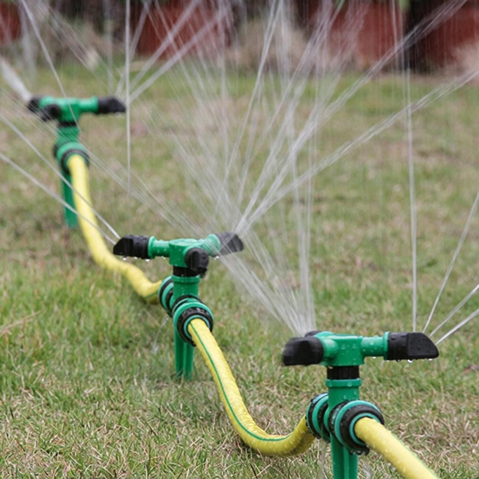 自動回転式散水器 庭の芝生灌漑用 360度ヤードカバー散水器 - Gardening Tools Water のレビューと価格