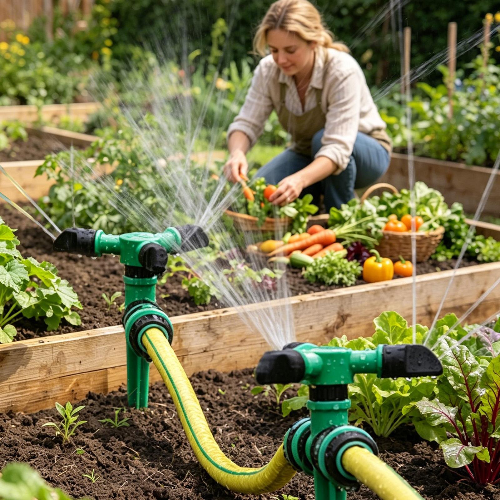 自動回転式散水器 庭の芝生灌漑用 360度ヤードカバー散水器 - Gardening Tools Water のレビューと価格