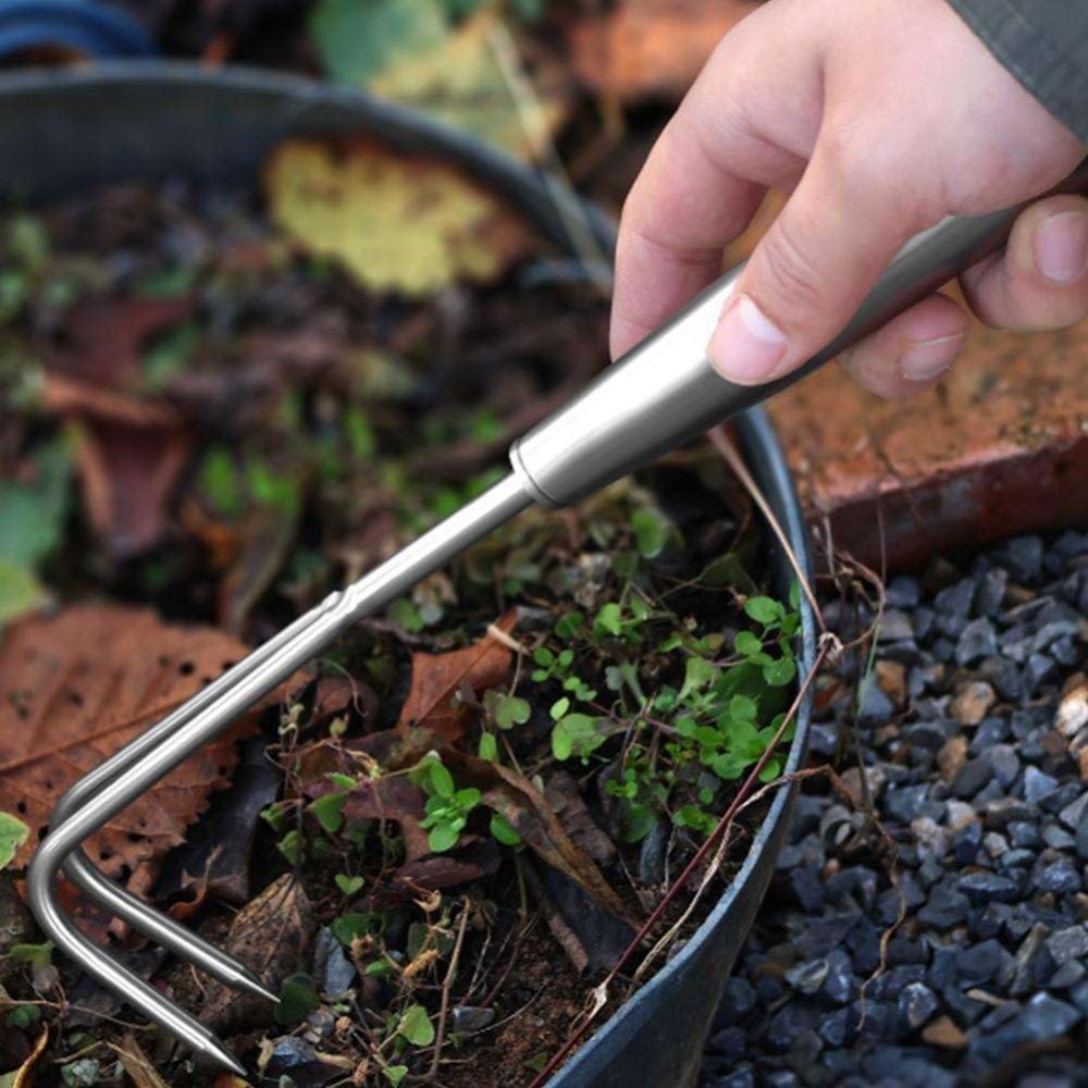 ステンレス鋼雑草抜き 2-7 歯マンガン鋼ハンドレーキガーデ - Gardening Tools To Remove Weeds のレビューと価格