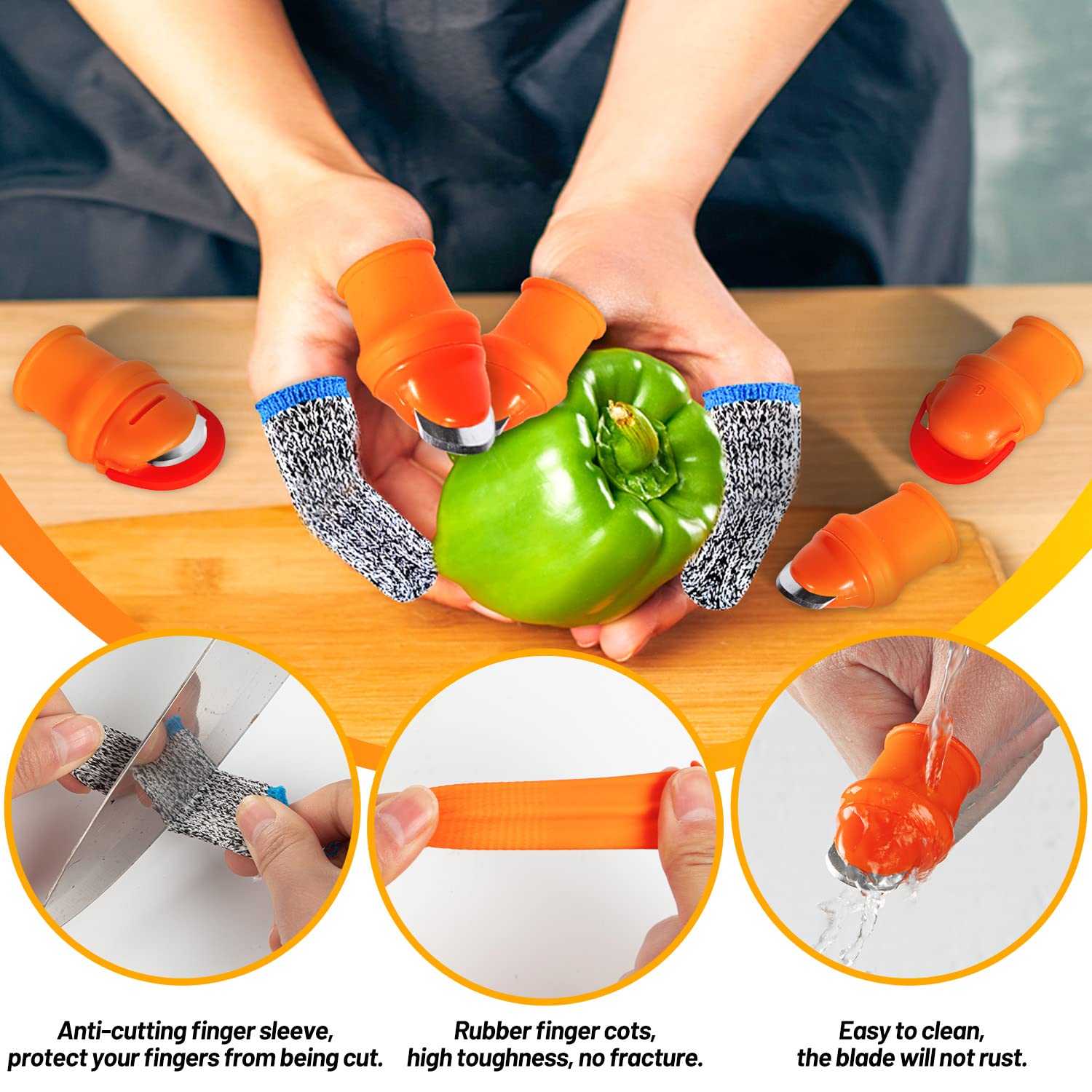 園芸用シリコン製親指ナイフプロテクター収穫ツール指用植物果物 - Gardening Tools Wholesale のレビューと価格