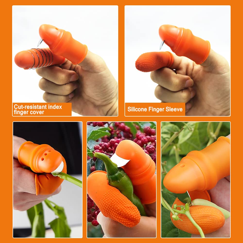 園芸用シリコン製親指ナイフプロテクター収穫ツール指用植物果物 - Gardening Tools Wholesale のレビューと価格