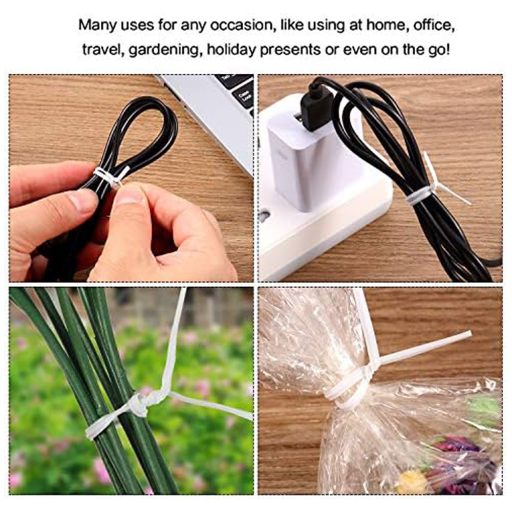 100 個 BK WH 偏平鉄線ツイストタイヘビーデューティ - Garden Wire Twist Tie のレビューと価格