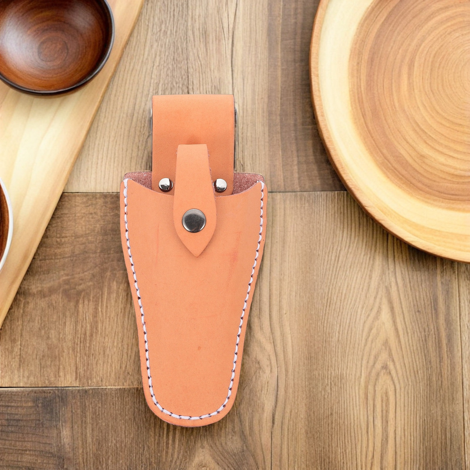 2 個の丈夫な厚い牛革製剪定ばさみホルスター、ベルト吊り下げ - Gardening Tools Scissors のレビューと価格