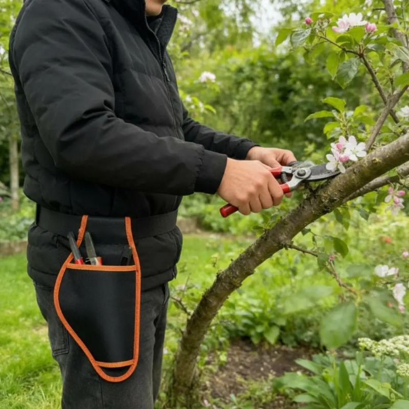 ガーデン電動剪定鋏ウエストバッグ、バッテリー収納ボックス付き - Essential Gardening Tools のレビューと価格