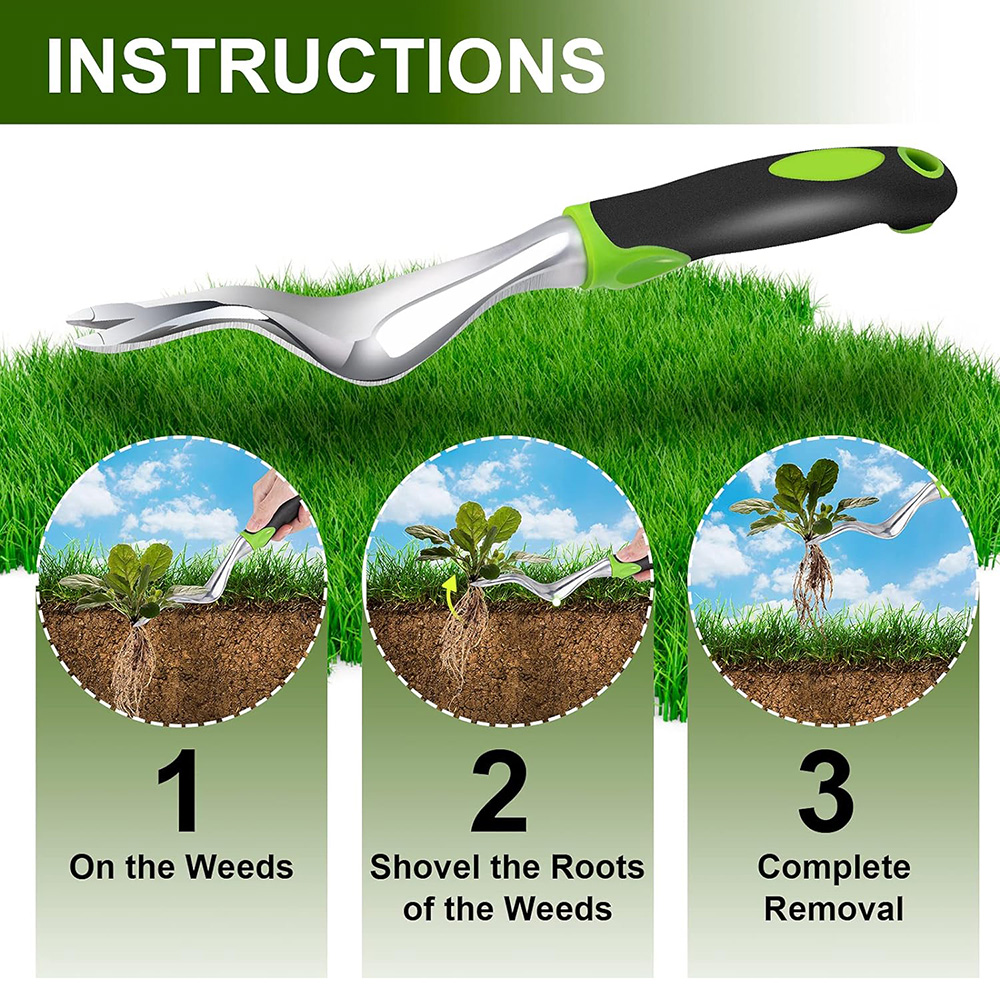 手動除草ツール ガーデン除草用ツール 人間工学に基づいたハン - Gardening Tools To Remove Weeds のレビューと価格