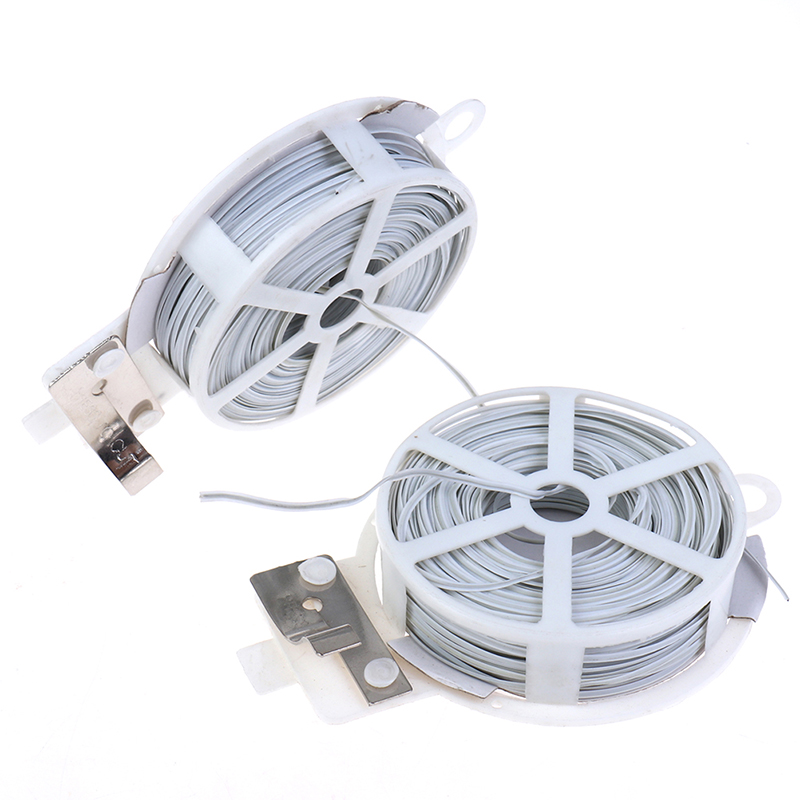 1個入り（50m）ホワイト多機能頑丈ガーデン植物用ツイストタ - Garden Wire Twist Tie のレビューと価格