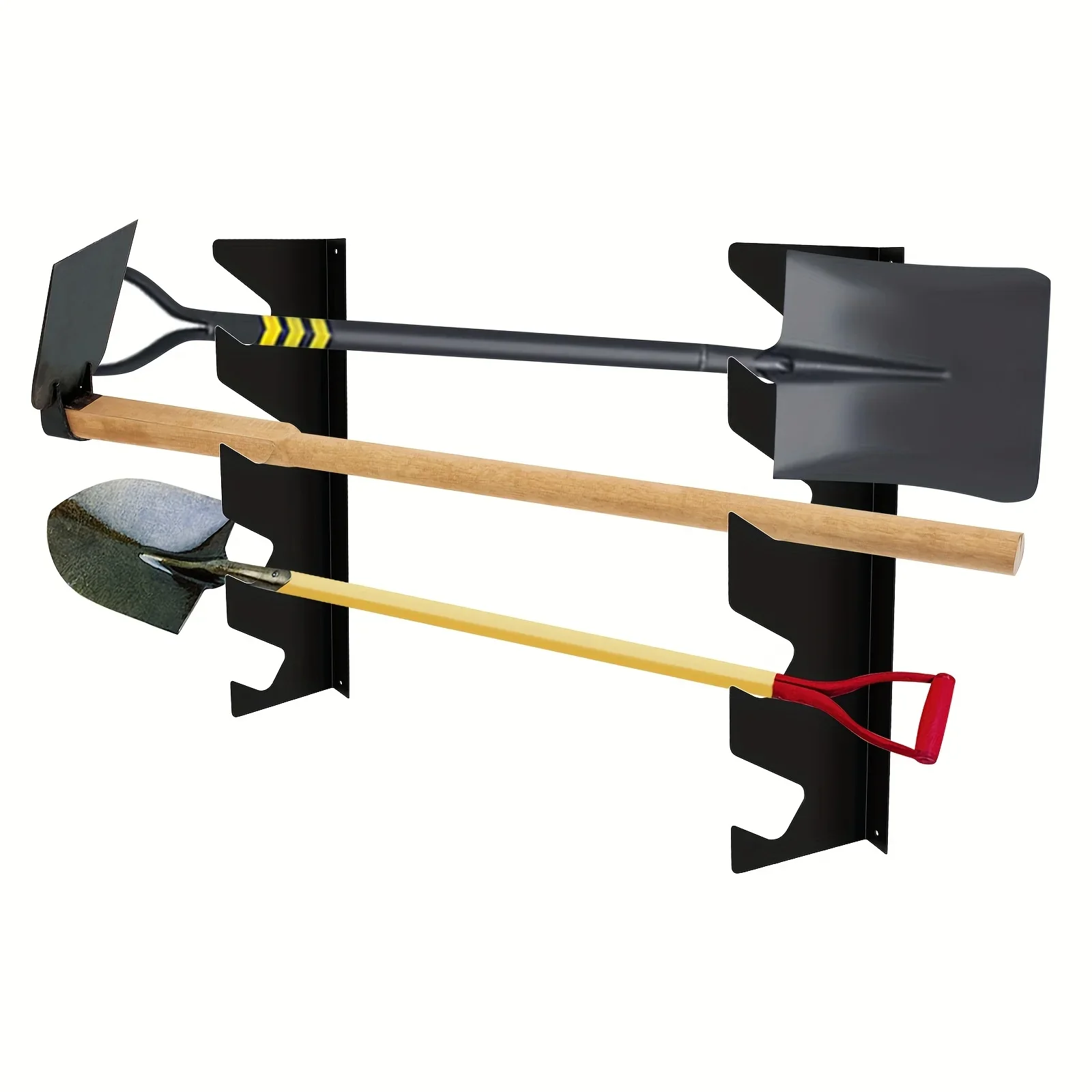 頑丈な金属製ガーデンツールホルダー、シャベルと熊手の収納付き - Gardening Tools Holder のレビューと価格