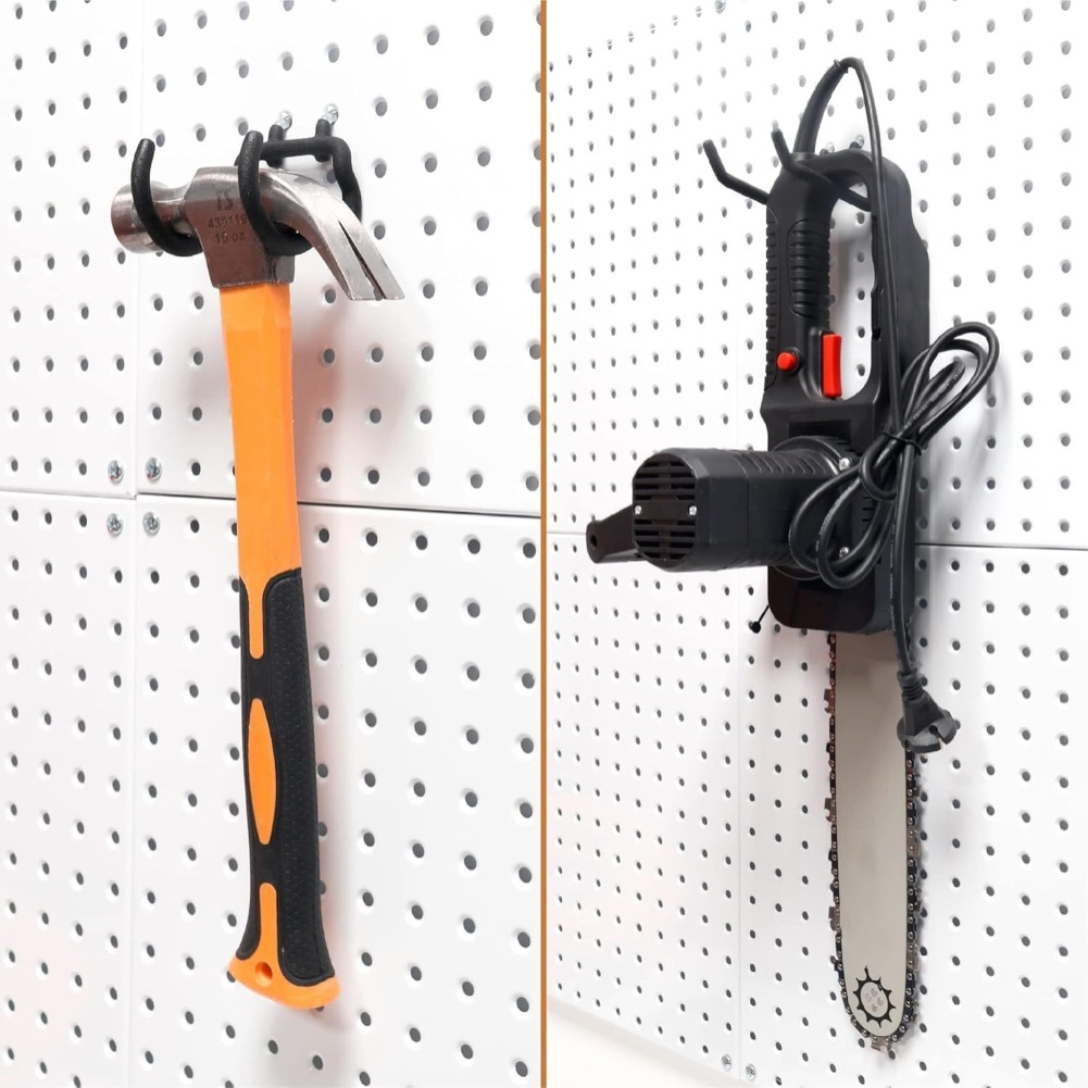 ガーデンツールオーガナイザー合金鋼製吊り下げフックペグボード - Gardening Tools Holder のレビューと価格
