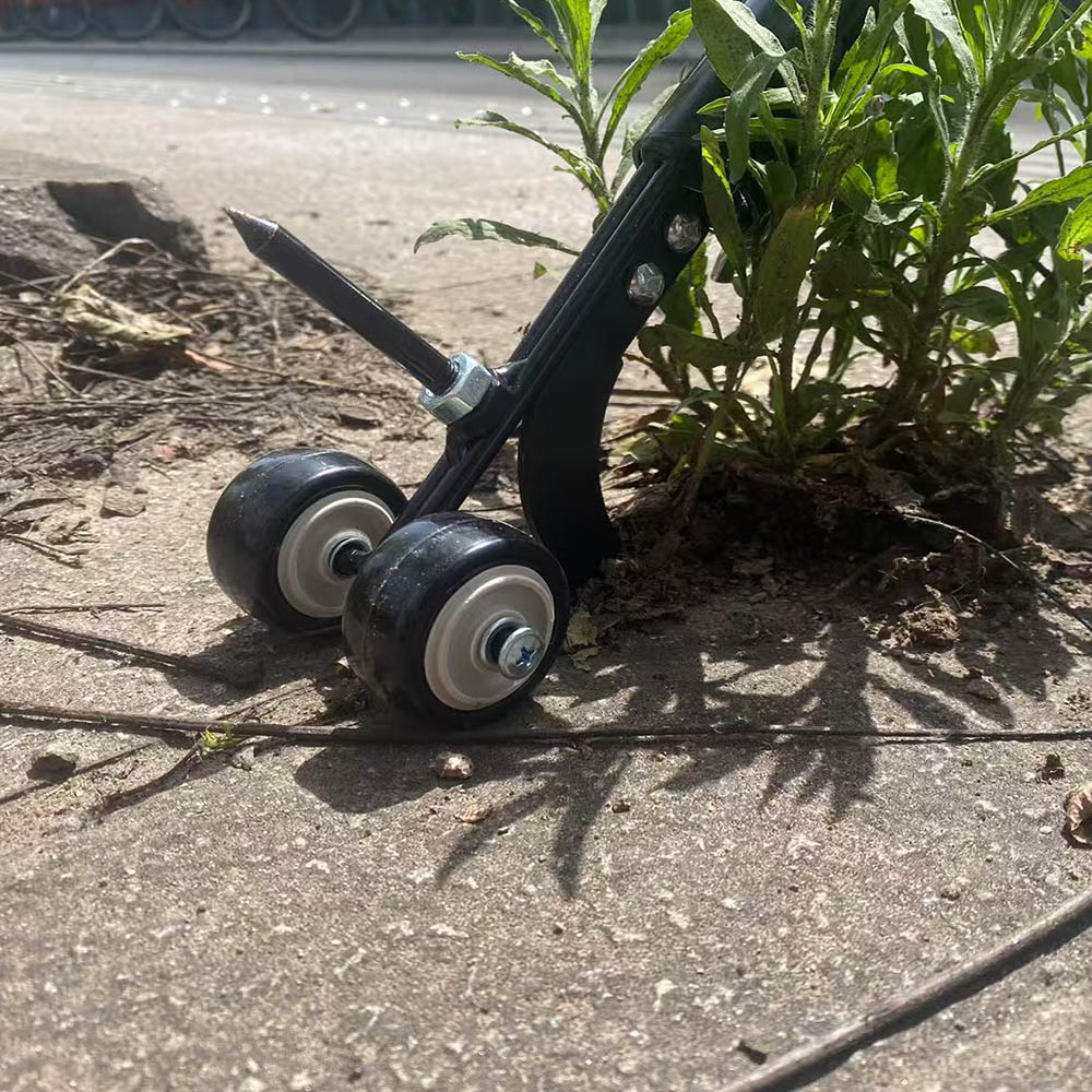 頑丈な庭の除草ツール 手動除草機 芝刈り機と補助ホイール付き - Gardening Tools To Remove Weeds のレビューと価格
