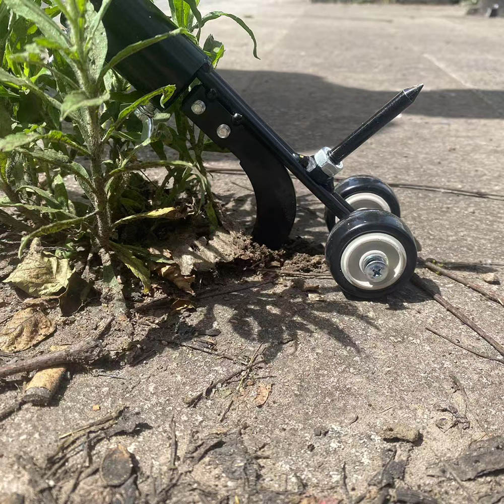 頑丈な庭の除草ツール 手動除草機 芝刈り機と補助ホイール付き - Gardening Tools To Remove Weeds のレビューと価格