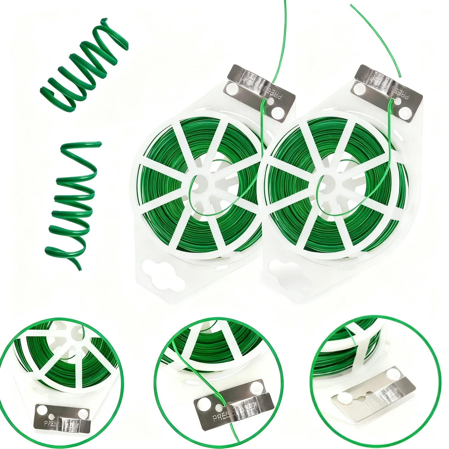 1-3ロール 100M グリーンガーデンツイストタイ、つる性 - Garden Wire Twist Tie のレビューと価格