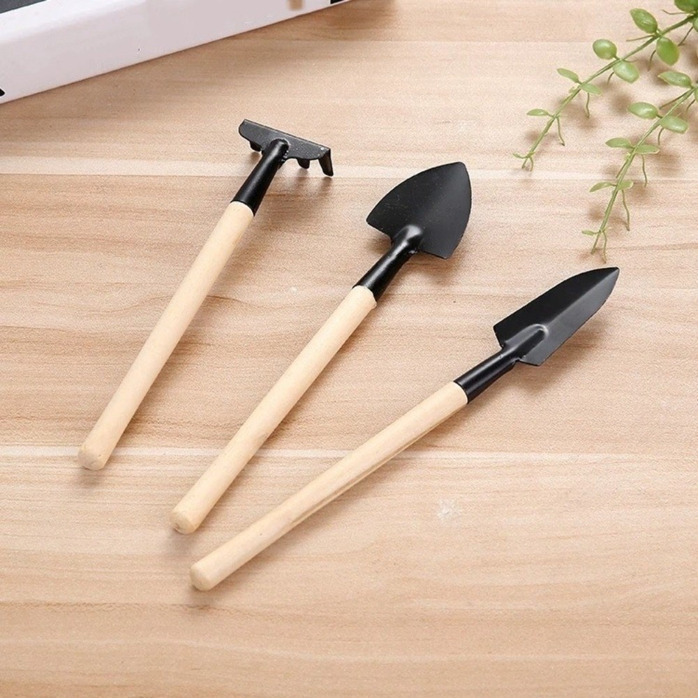 多機能ミニガーデン植栽ツールセット木製ハンドル土掘りシャベル - Spade Digging Fork のレビューと価格