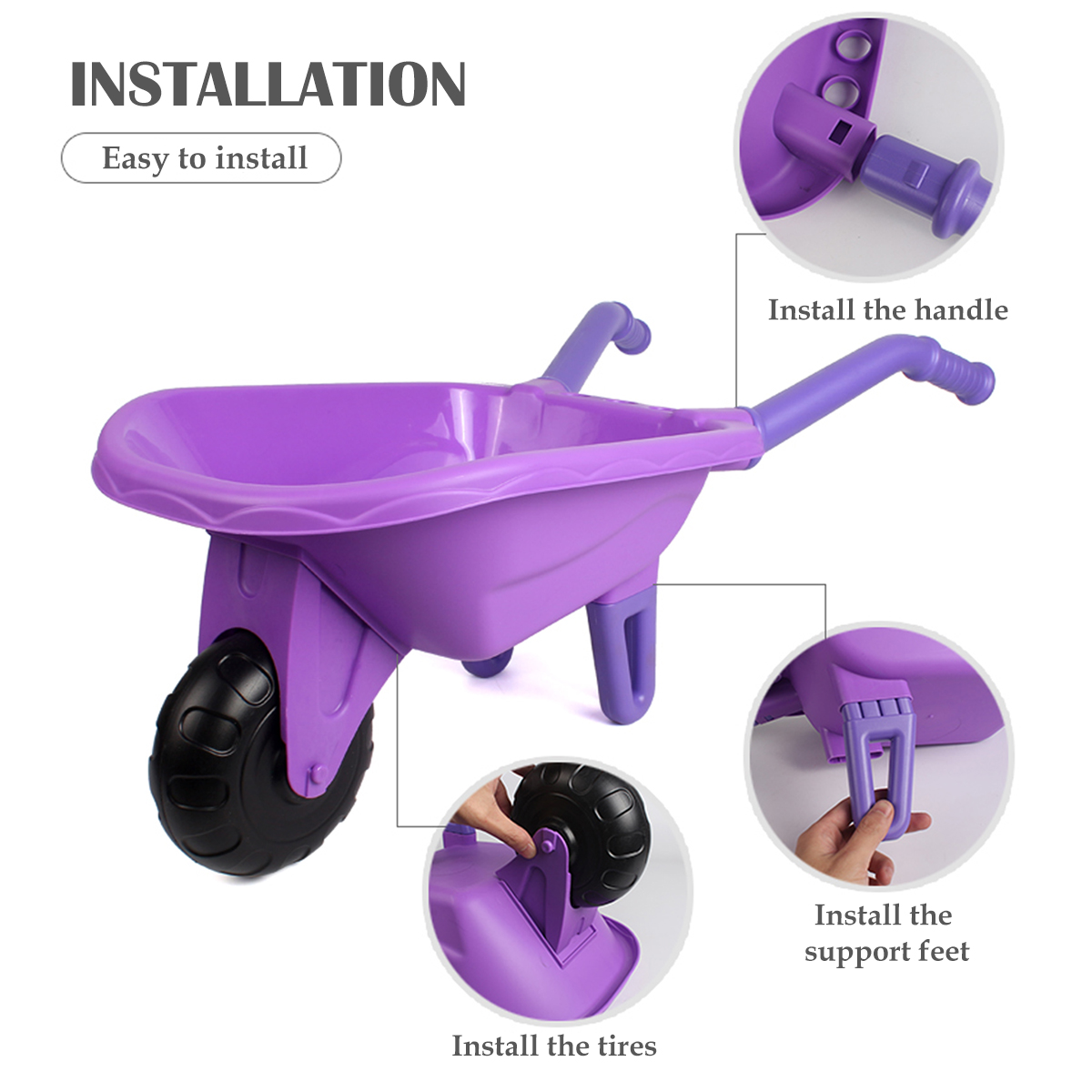 子供用園芸ツールセットおもちゃ、子供用屋外ガーデンビーチカー - Gardening Tools Wholesale のレビューと価格