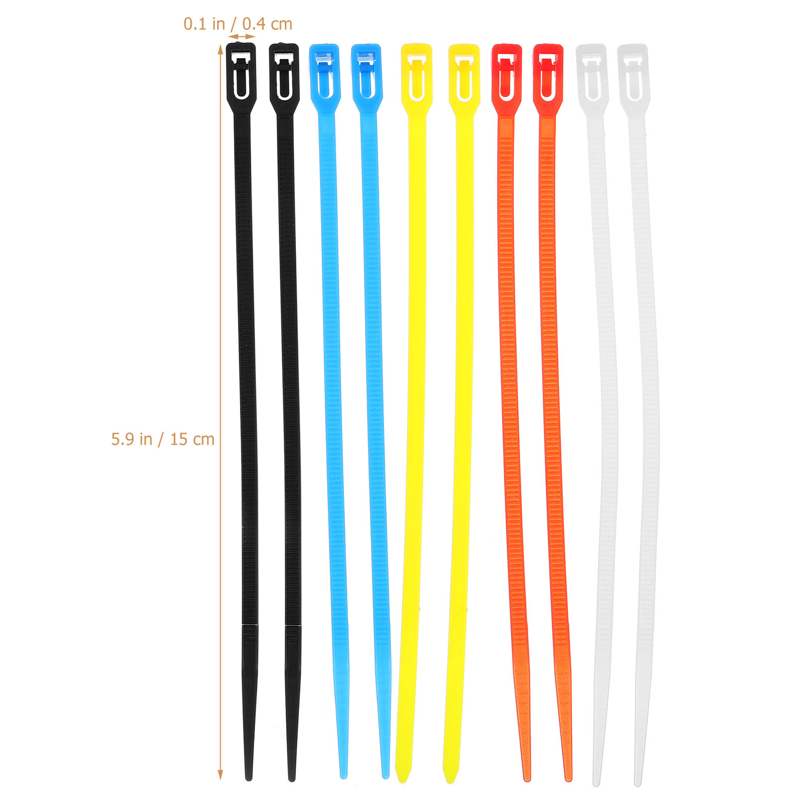 500個入り ケーブルタイ 再利用可能 セルフロック式 ナイ - Garden Wire Twist Tie のレビューと価格