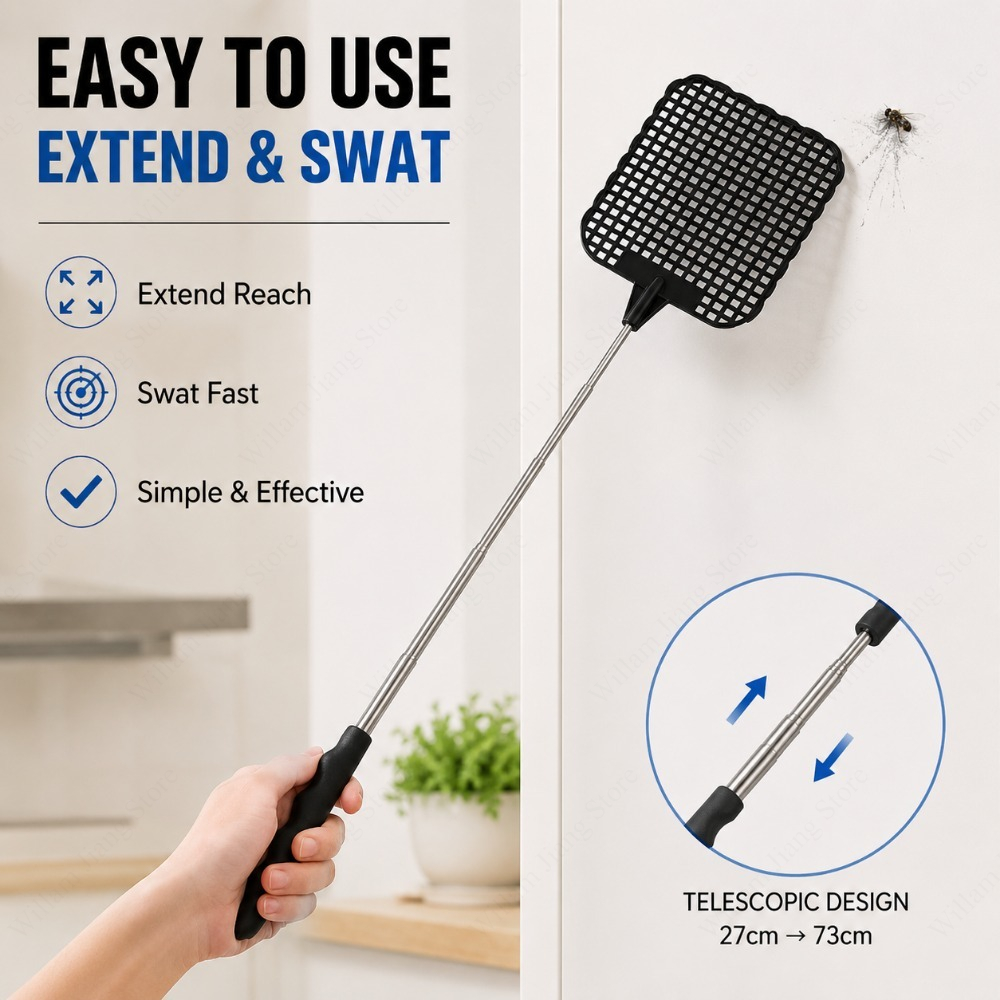 拡張設計の手動式ハエたたき、実用的な蚊虫忌避ツール、家庭、キ - Essential Gardening Tools のレビューと価格