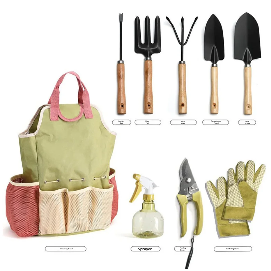 屋外庭園用植栽道具9点セット、園芸工具セット、ハサミギフト、 - Gardening Tools Scissors のレビューと価格