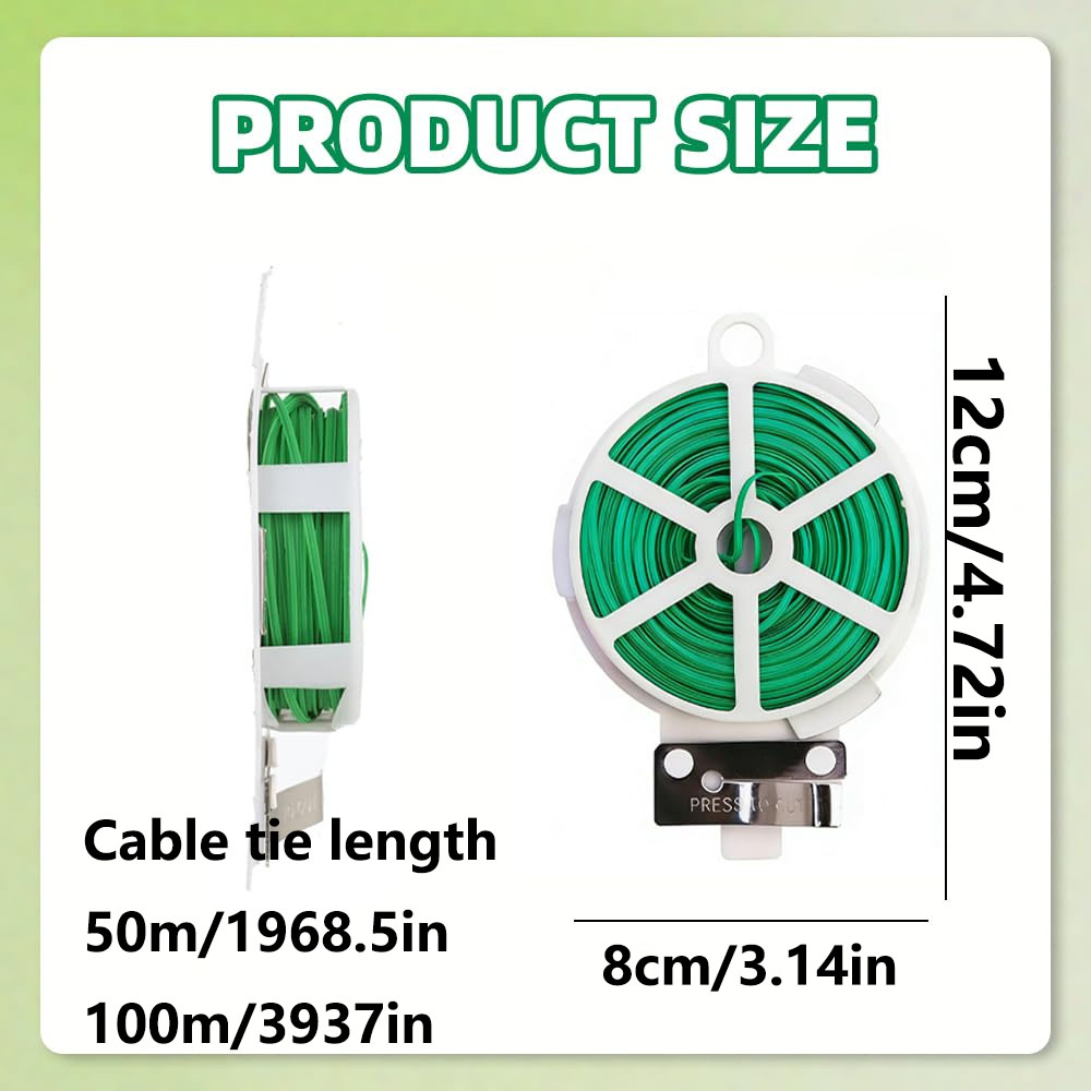 ガーデンツイストタイ 多機能結束バンド 植物のつるを支える  - Garden Wire Twist Tie のレビューと価格