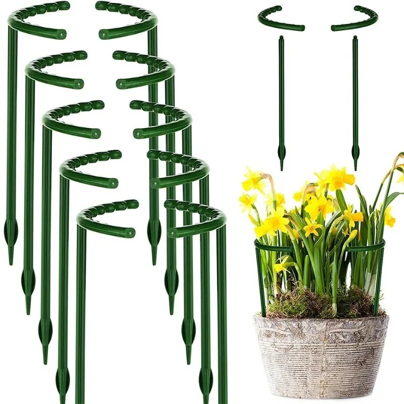 プラスチック植物サポートリング果樹園ガーデンサポートパイルス - Gardening Tools Holder のレビューと価格