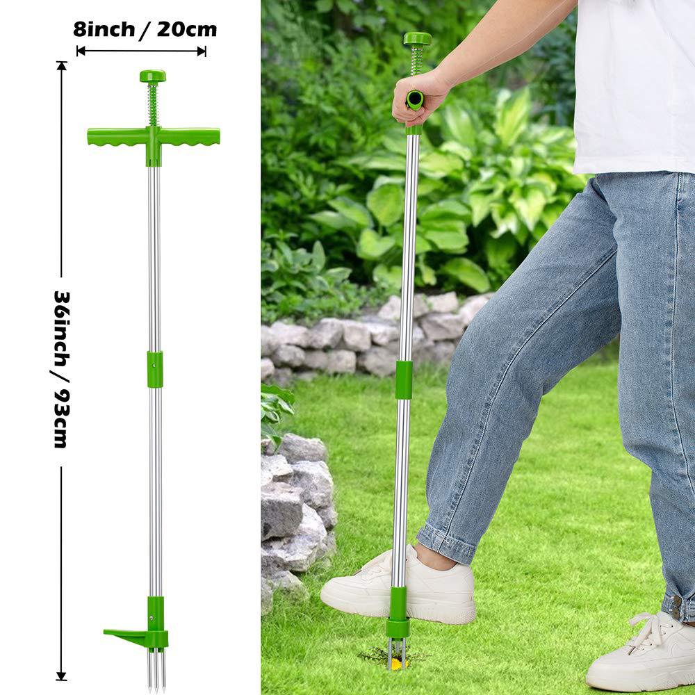 手動耐久性のあるキラーツールスタンドアップ雑草抜き根除去多機 - Gardening Tools To Remove Weeds のレビューと価格