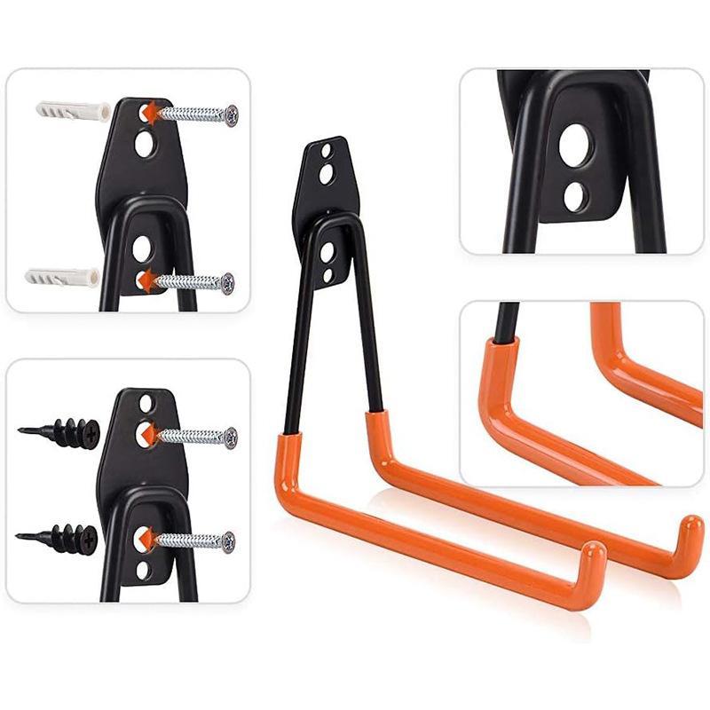 N$ ヘビーデューティー壁掛け鉄製フック ガレージオーガナイ - Gardening Tools Holder のレビューと価格
