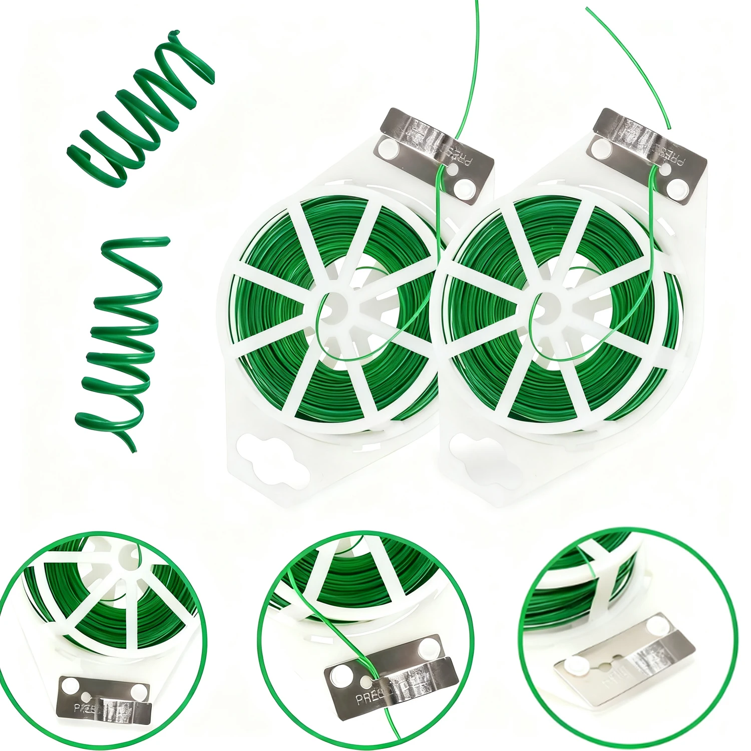 1-3 個 100 メートルガーデンツイストタイ再利用可能な - Garden Wire Twist Tie のレビューと価格