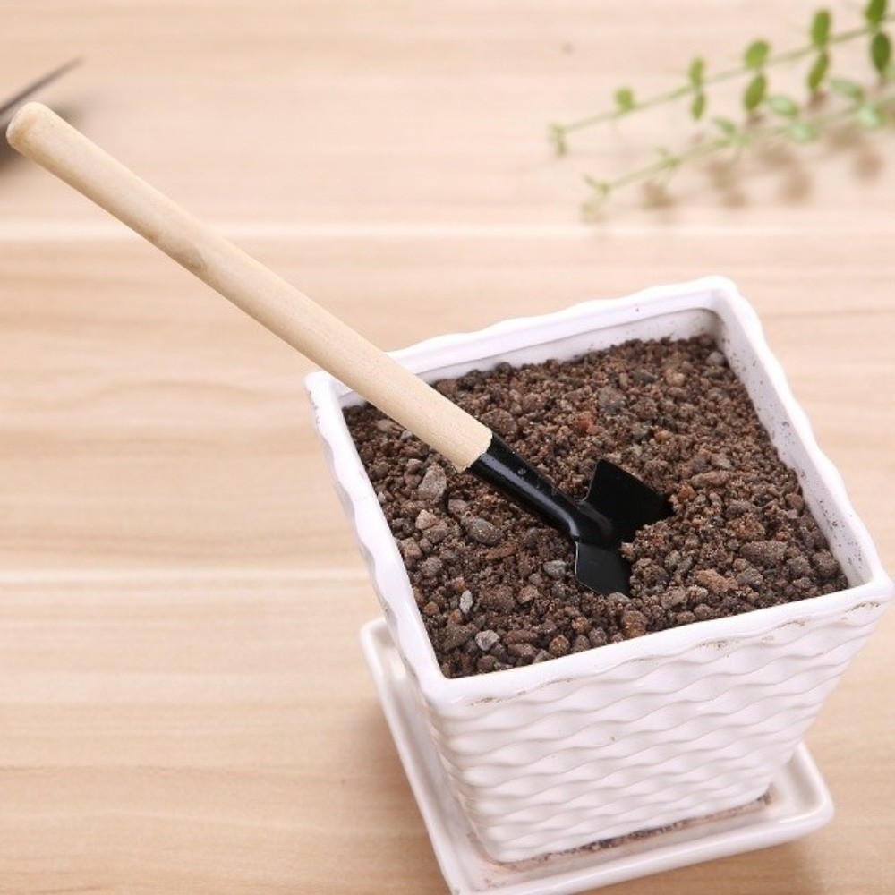多機能ミニガーデン植栽ツールセット木製ハンドル土掘りシャベル - Spade Digging Fork のレビューと価格