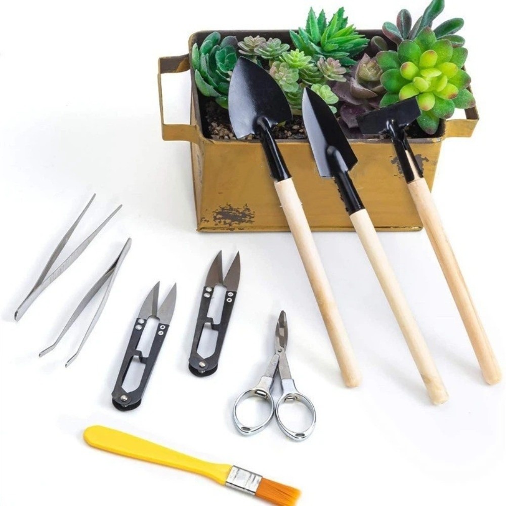 多機能ミニガーデン植栽ツールセット木製ハンドル土掘りシャベル - Spade Digging Fork のレビューと価格
