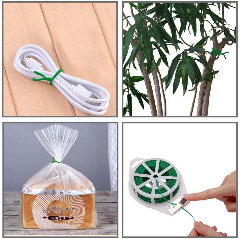 園芸工具,植物用ツイストタイロール,カッター付きディスペンサ - Garden Wire Twist Tie のレビューと価格