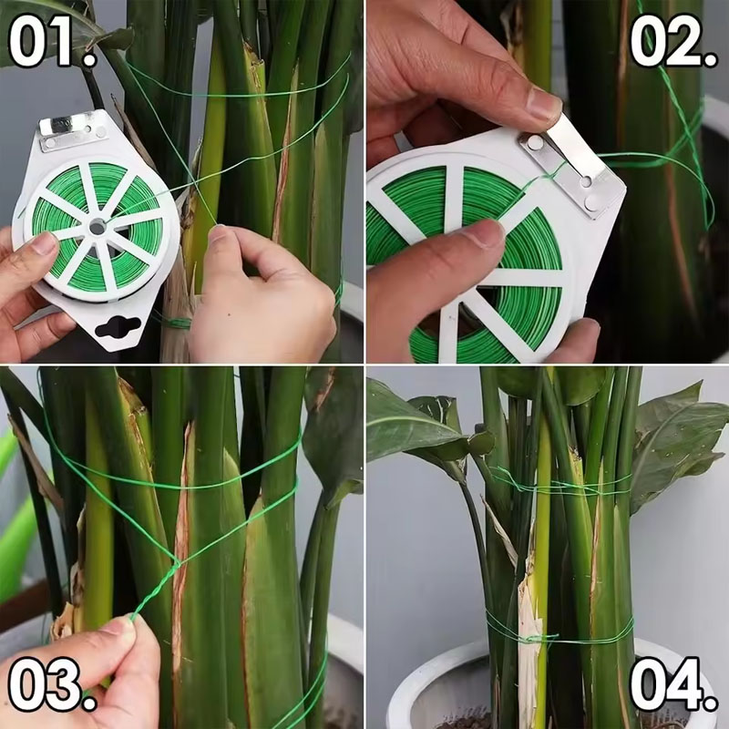 ガーデンツイストタイ多機能ストラップ植物クライミング再利用可 - Garden Wire Twist Tie のレビューと価格