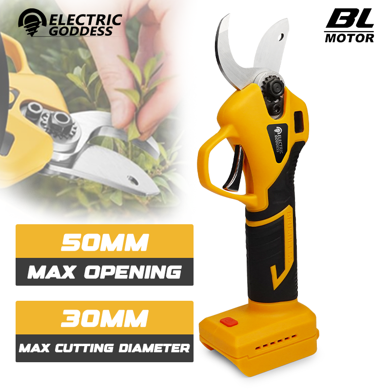 電動剪定ばさみ 最大開口50mm コードレス剪定鋏 木の剪定 - Gardening Tools Scissors のレビューと価格