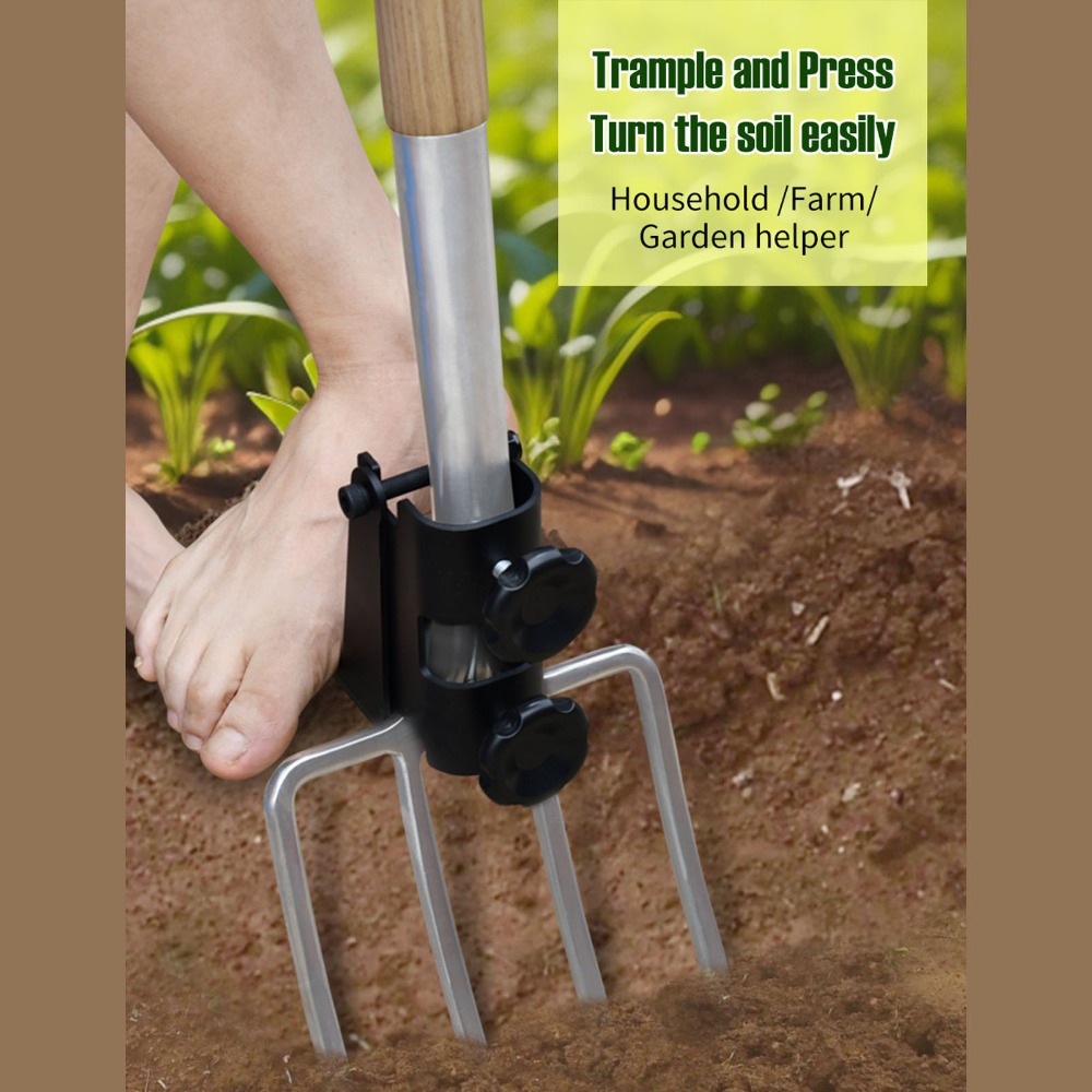 レバー原理設計の掘削補助ツール クリップとペダルアタッチメン - Spade Digging Fork のレビューと価格